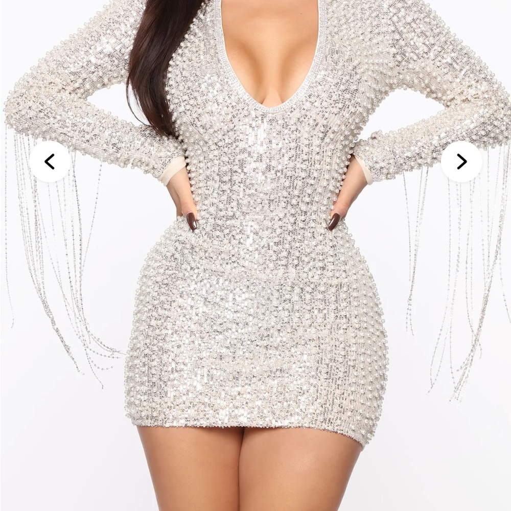 For Tonight’s special pearl mini dress - Picture 3 of 5